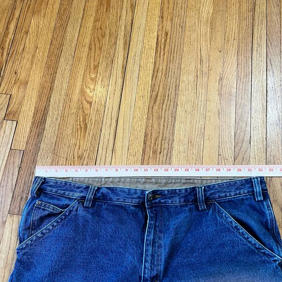 Duluth Trading Ballroom Carpenter Denim Blue Jeans Men's Sz 44x30  86070 - Picture 5 of 8